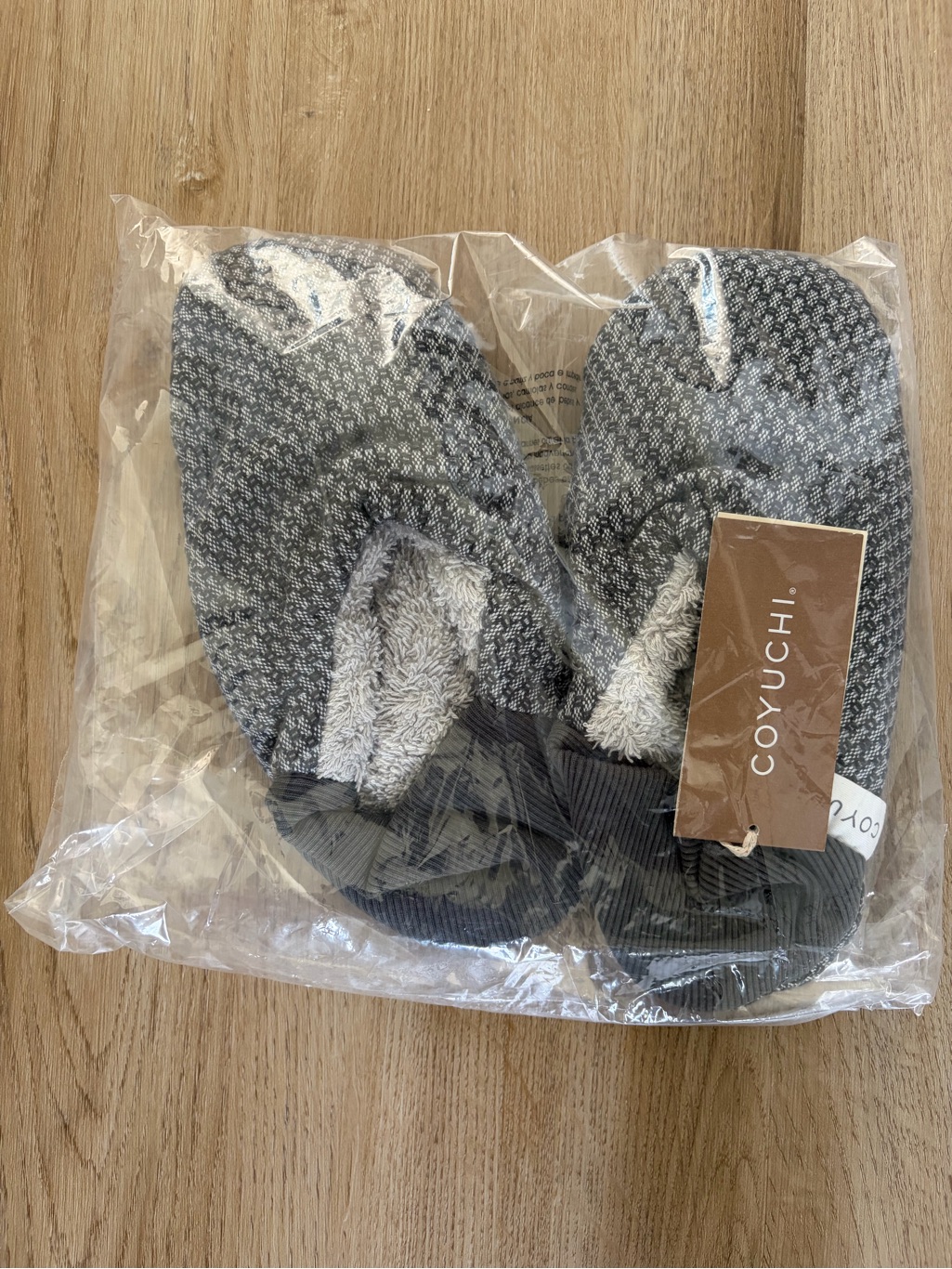 Organic Women’s Cozy Knit Indoor Slippers - Gray — image 5 of 7